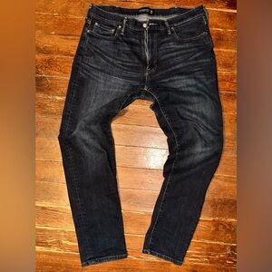 Men’s W 36 L 32 Abercrombie & Fitch Athletic Skinny Stretch Blue Jeans